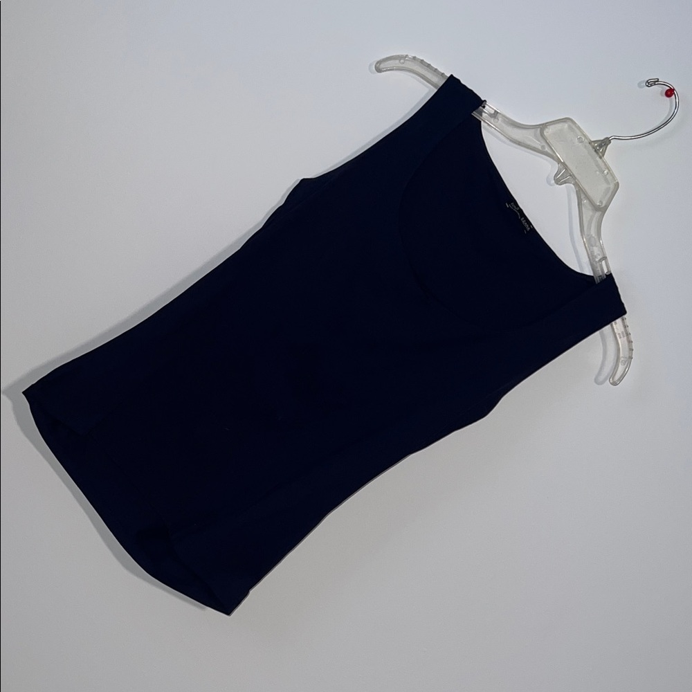 Zara Deep Blue Sleeveless Top